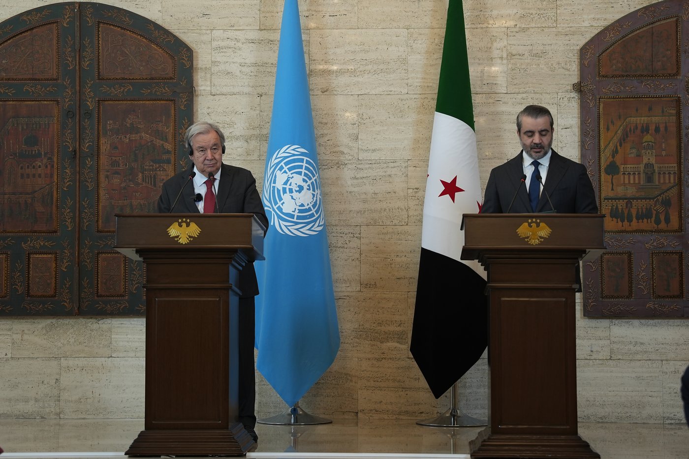 The UN chief on a visit to Damascus urges the international community to support Syrian people | iNFOnews.ca The UN chief on a visit to Damascus urges the international community to support Syrian people | iNFOnews.ca