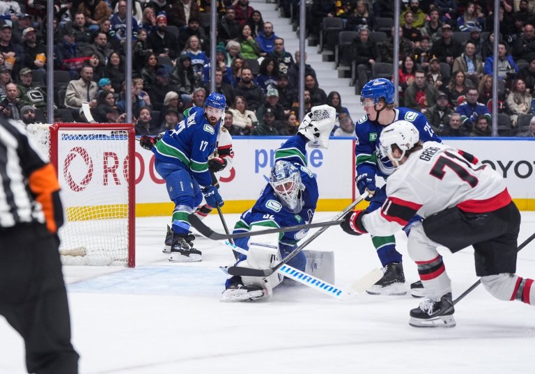 Reimer's 16-save shutout powers Ottawa Senators to 2-0 win over Vancouver Canucks | iNFOnews.ca