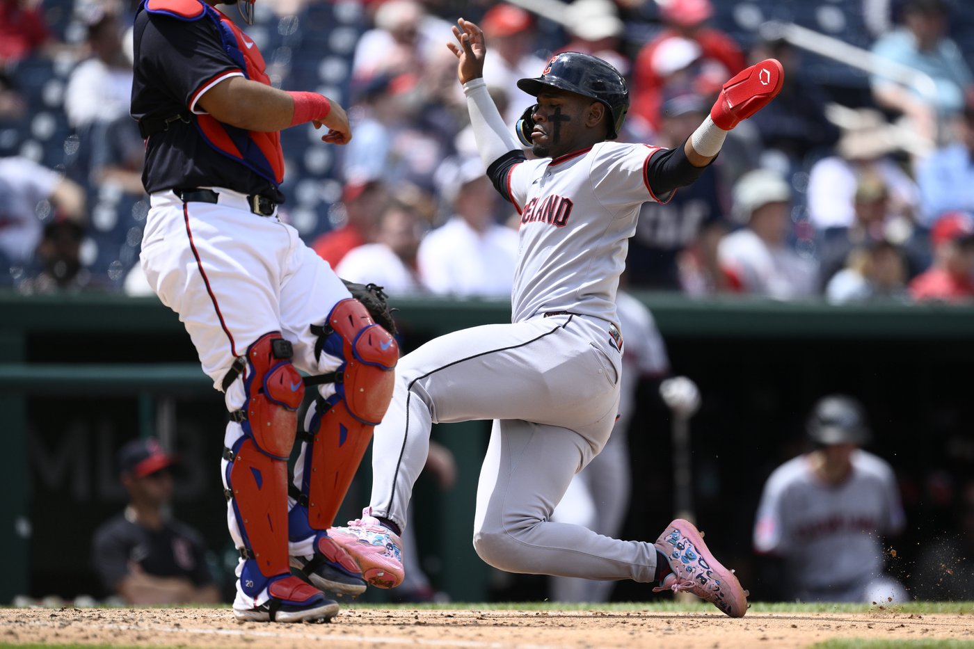 Carlos Santana kick-starts Guardians' 8-run 6th in 8-6 win over Nationals | iNFOnews.ca Carlos Santana kick-starts Guardians' 8-run 6th in 8-6 win over Nationals | iNFOnews.ca