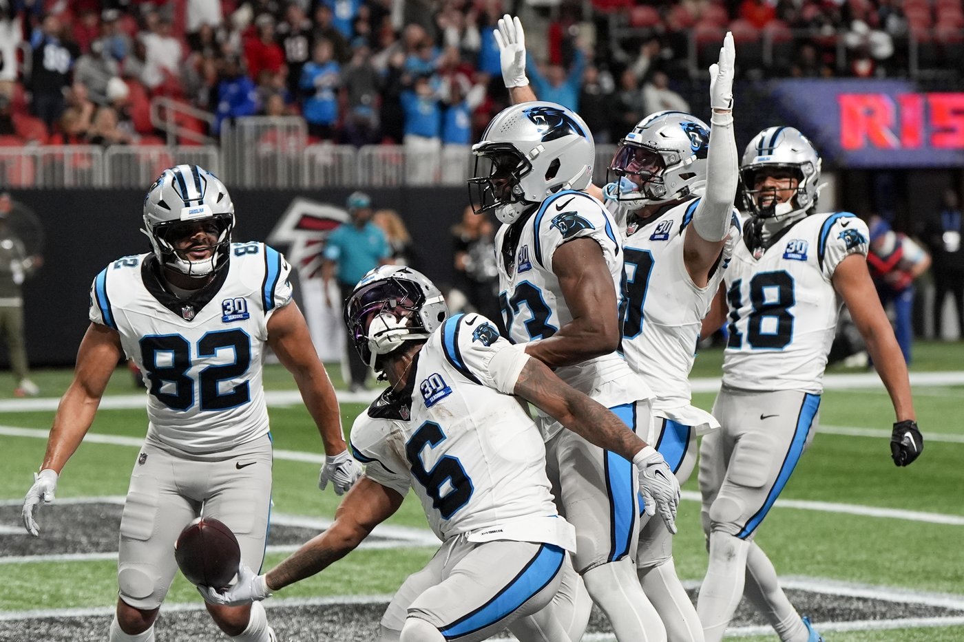 Bryce Young accounts for 5 TDs as Panthers beat Falcons 44-38 in OT. Atlanta misses playoffs again | iNFOnews.ca Bryce Young accounts for 5 TDs as Panthers beat Falcons 44-38 in OT. Atlanta misses playoffs again | iNFOnews.ca