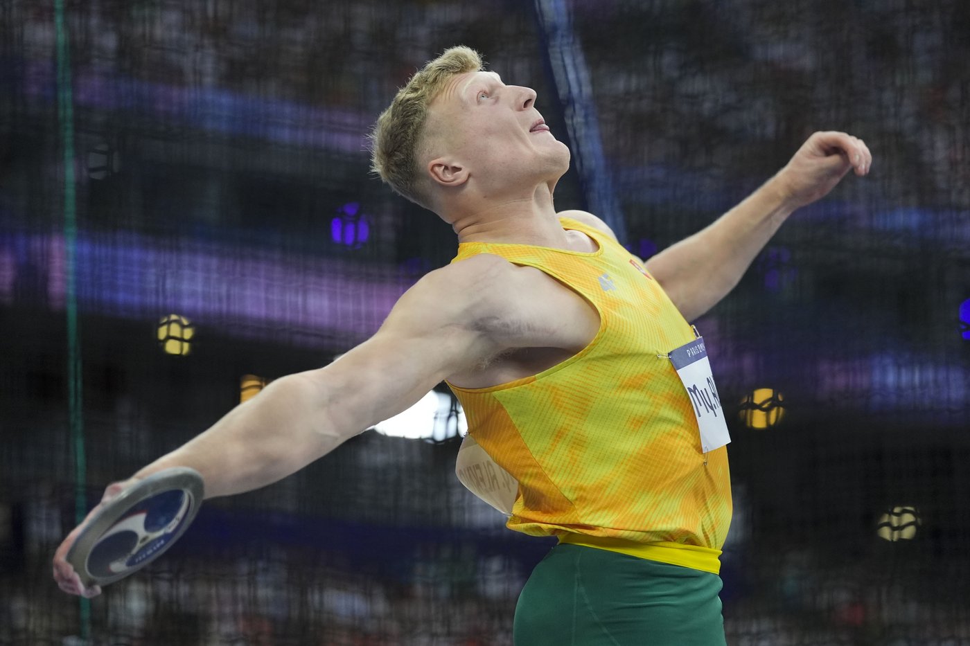 Lithuanian and Cal Bears star Mykolas Alekna sets world record with a 247-plus feet throw | iNFOnews.ca Lithuanian and Cal Bears star Mykolas Alekna sets world record with a 247-plus feet throw | iNFOnews.ca