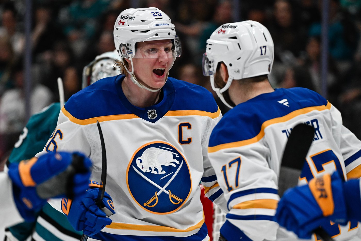 Alex Lyon earns 10th straight road win as the Sabres beat the Sharks 5-0 | iNFOnews.ca Alex Lyon earns 10th straight road win as the Sabres beat the Sharks 5-0 | iNFOnews.ca