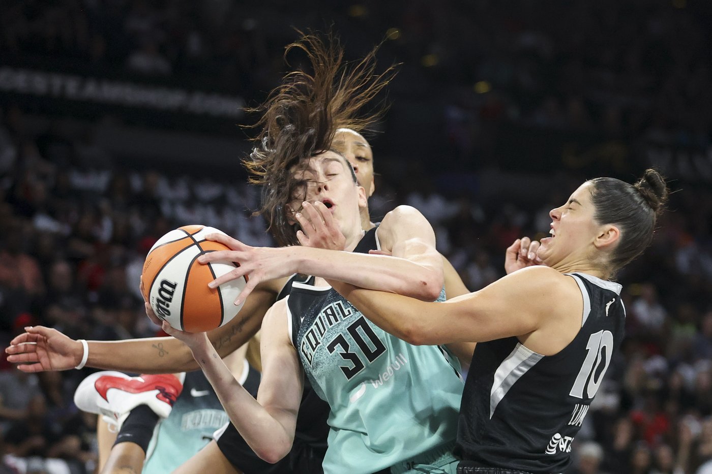 Ionescu scores 22 points to lead Liberty to 76-62 win over Aces and into WNBA Finals | iNFOnews.ca Ionescu scores 22 points to lead Liberty to 76-62 win over Aces and into WNBA Finals | iNFOnews.ca