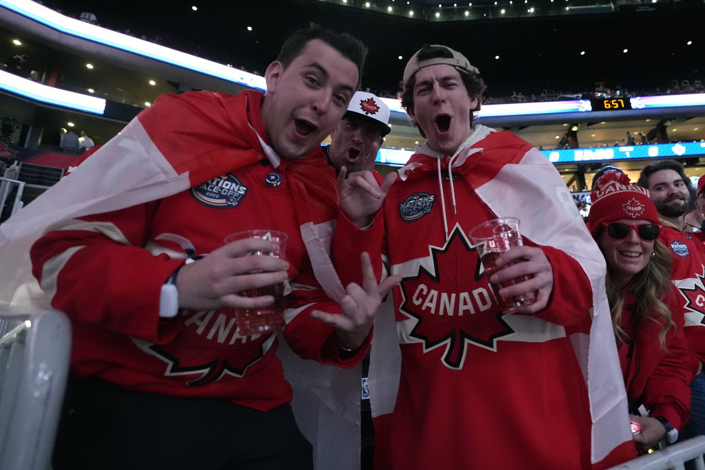 American fans lightly boo 'O Canada' before 4 Nations Face-Off title game | iNFOnews.ca