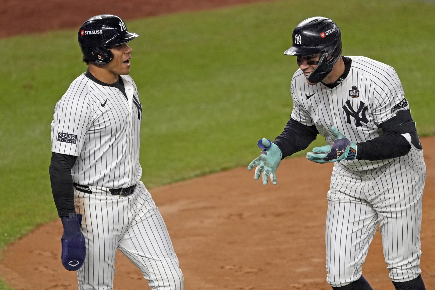 Aaron Judge breaks out of slump with 1st World Series home run for Yankees | iNFOnews.ca