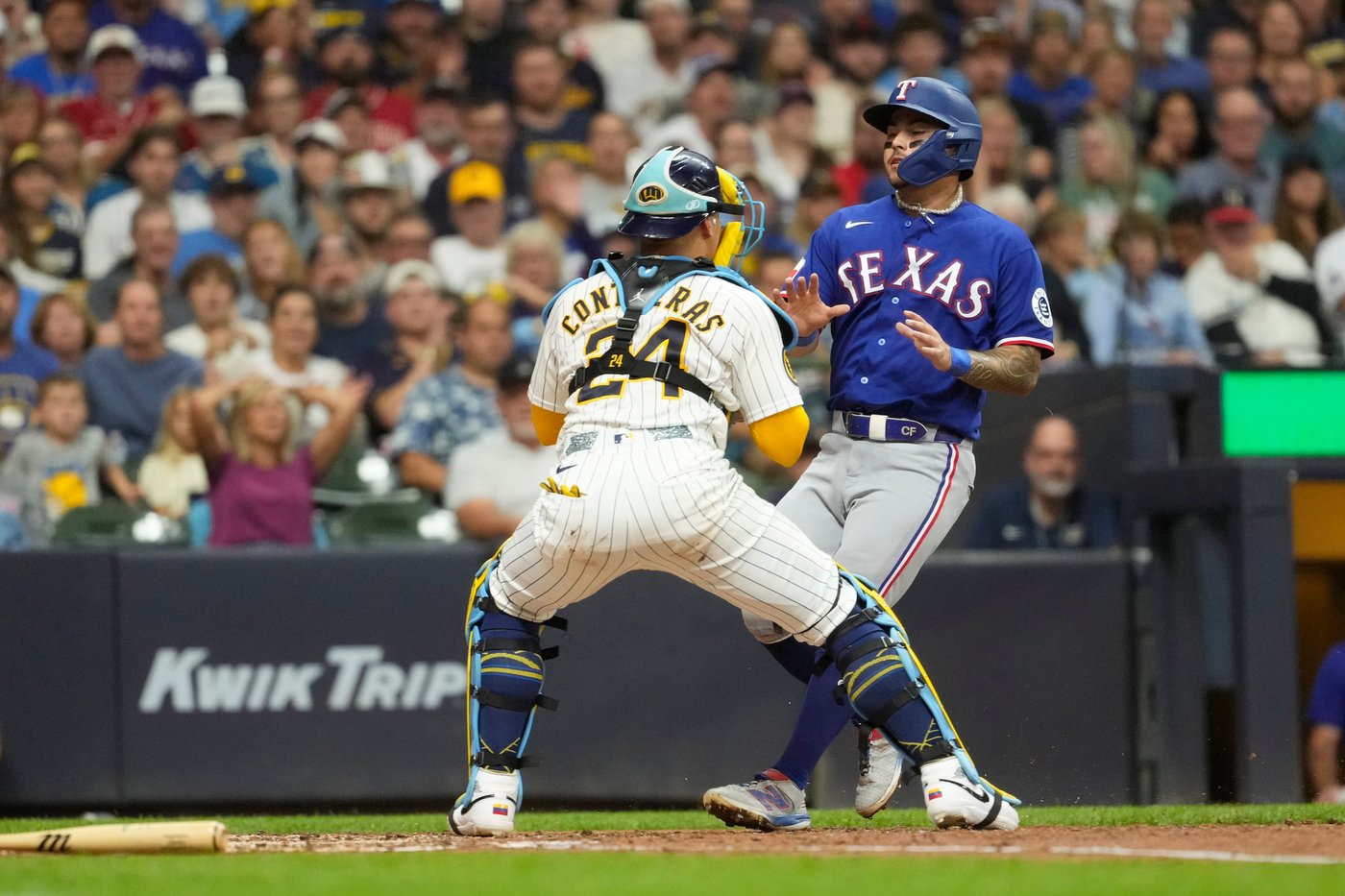 Jackson Chourio and William Contreras homer early in Brewers' 5-3 victory over Rangers | iNFOnews.ca Jackson Chourio and William Contreras homer early in Brewers' 5-3 victory over Rangers | iNFOnews.ca