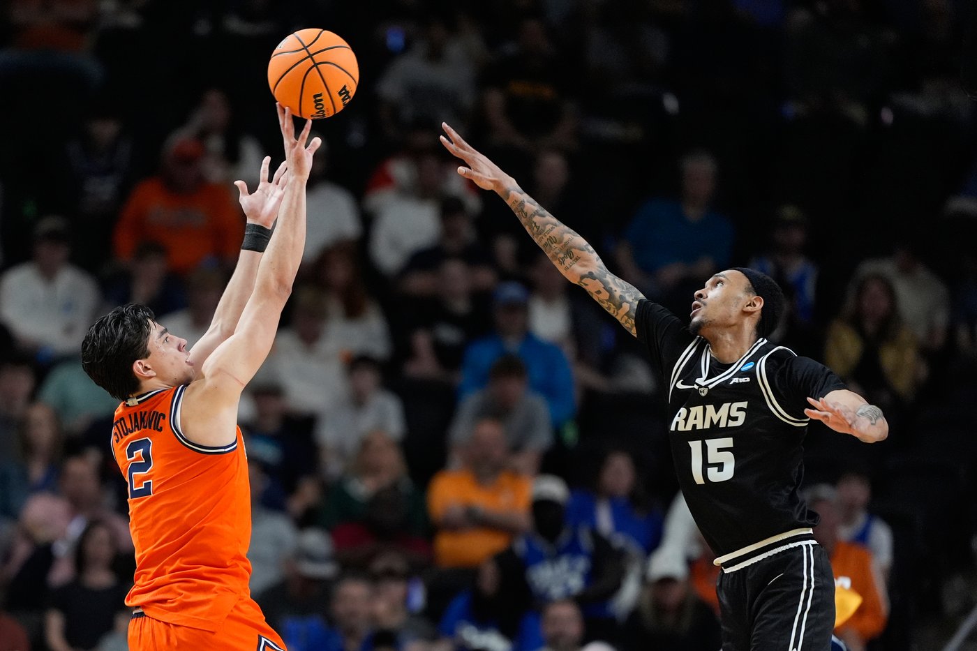 Andrej Stojakovic scores 21 as No. 3 seed Illinois beats 11th-seeded VCU 76-55 to reach Sweet 16 | iNFOnews.ca Andrej Stojakovic scores 21 as No. 3 seed Illinois beats 11th-seeded VCU 76-55 to reach Sweet 16 | iNFOnews.ca