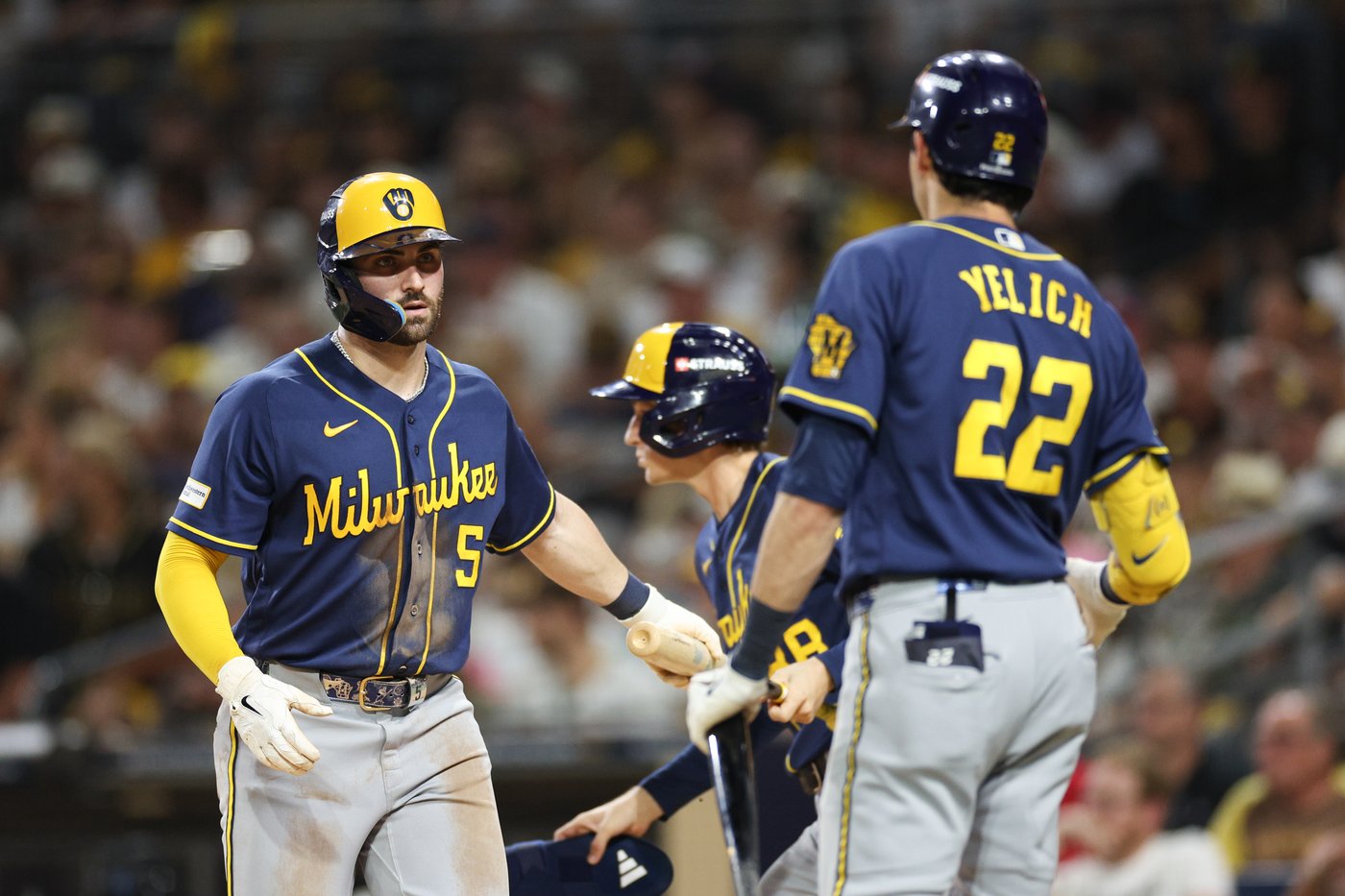 Brewers' Garrett Mitchell showcasing what he can do when healthy after missing last year's playoffs | iNFOnews.ca