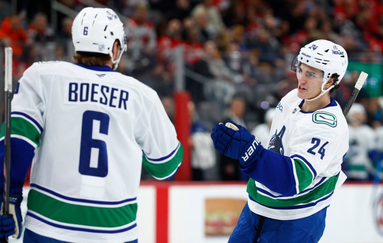 Zeev Buium scores in his Canucks debut as Vancouver beats the Devils 2-1 | iNFOnews.ca