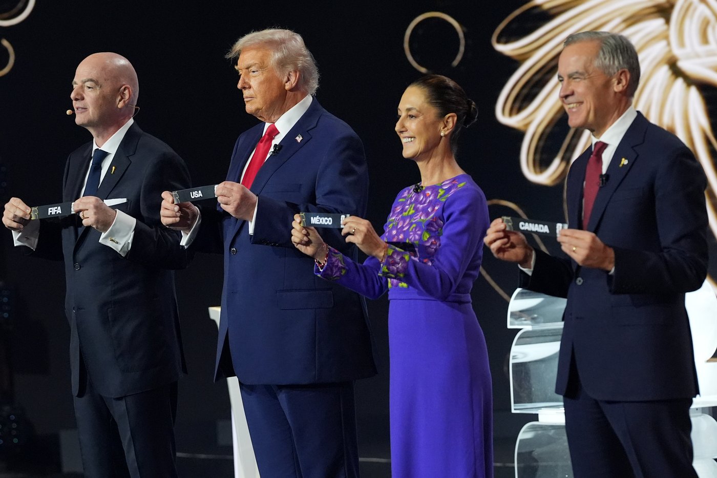 Trump meets Mexican President Sheinbaum in person for the first time at World Cup draw | iNFOnews.ca