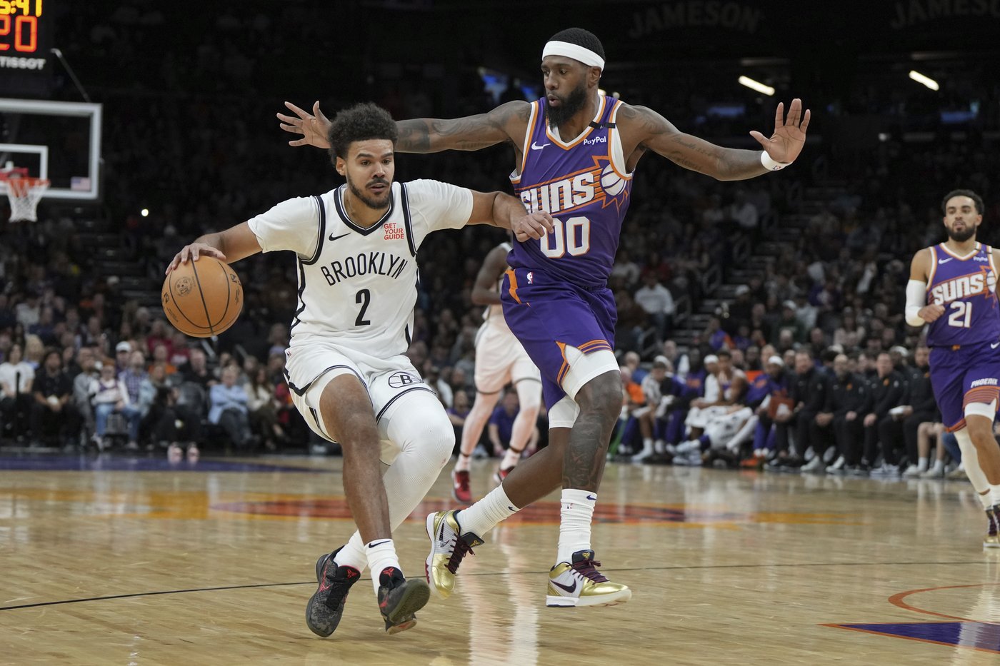 Nets play without forward Cam Johnson because of an ankle injury | iNFOnews.ca