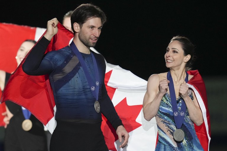 Canada's Stellato-Dudek, Deschamps, second after pairs short program in France | iNFOnews.ca
