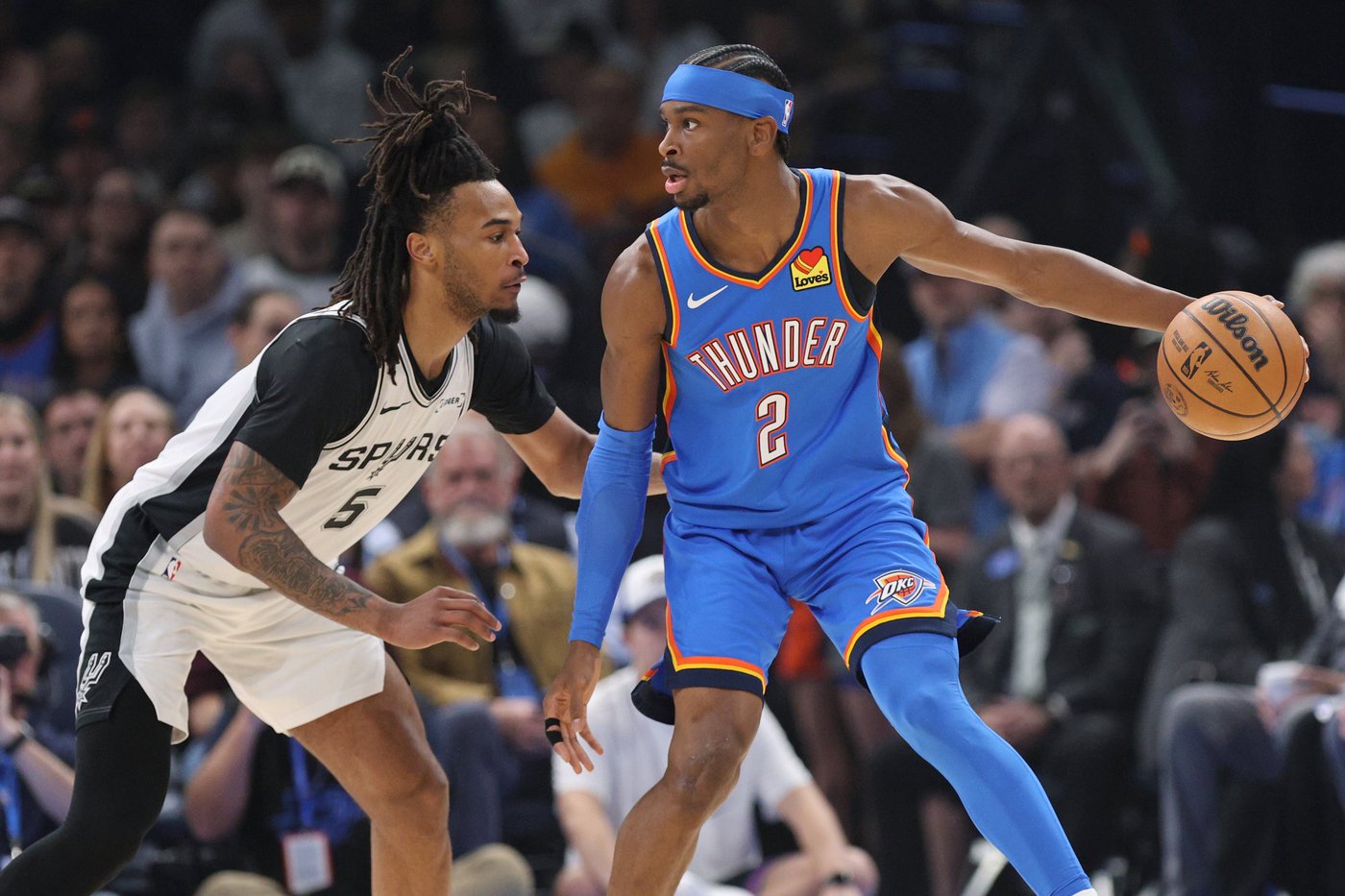 Gilgeous-Alexander scores 34 as Thunder top Spurs for first time in four meetings this season | iNFOnews.ca