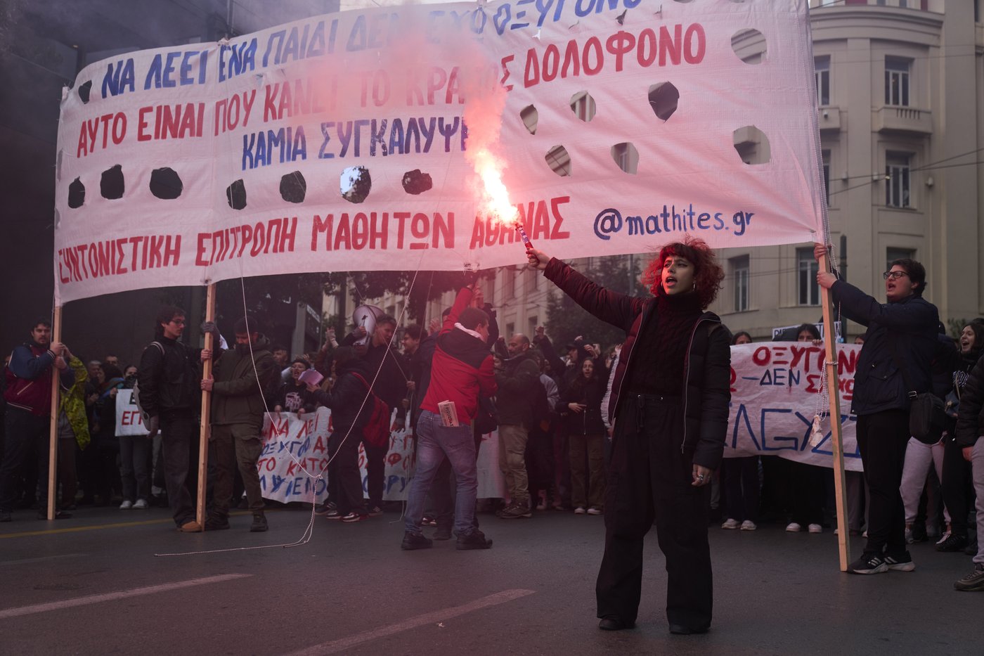 Thousands block Athens traffic to protest delays in Greek rail disaster inquiry | iNFOnews.ca