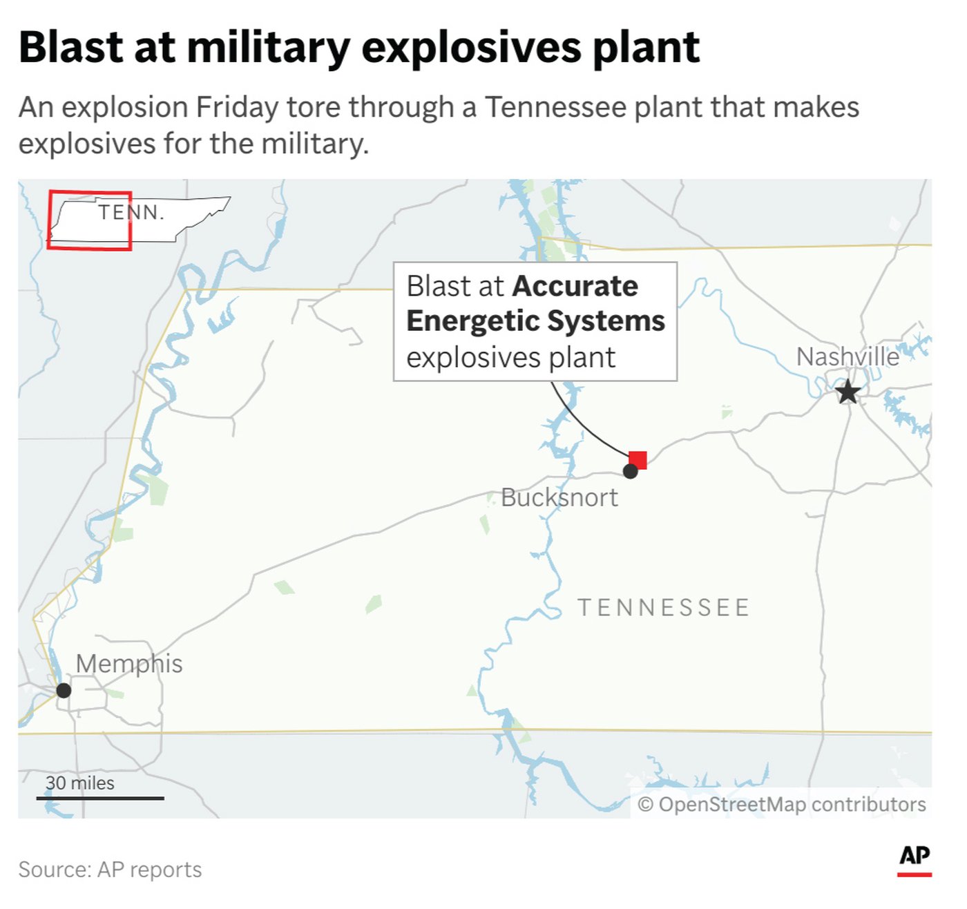 What to know about the blast at a Tennessee explosives plant that left no survivors | iNFOnews.ca