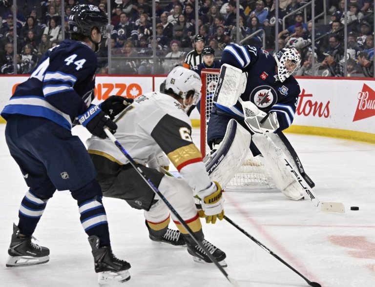 Scheifele leads the battle as Jets outduel Golden Knights 4-1 | iNFOnews.ca
