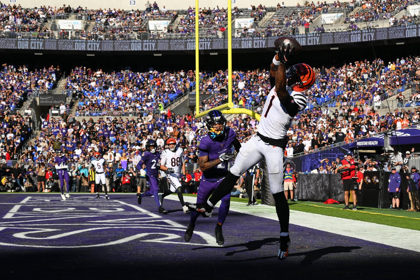 Ja'Marr Chase's halftime talk sparks Bengals' comeback win over Ravens | iNFOnews.ca