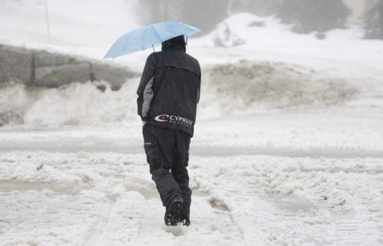 Snowfall, high wind warnings expand in B.C. as frontal system moves across province | iNFOnews.ca