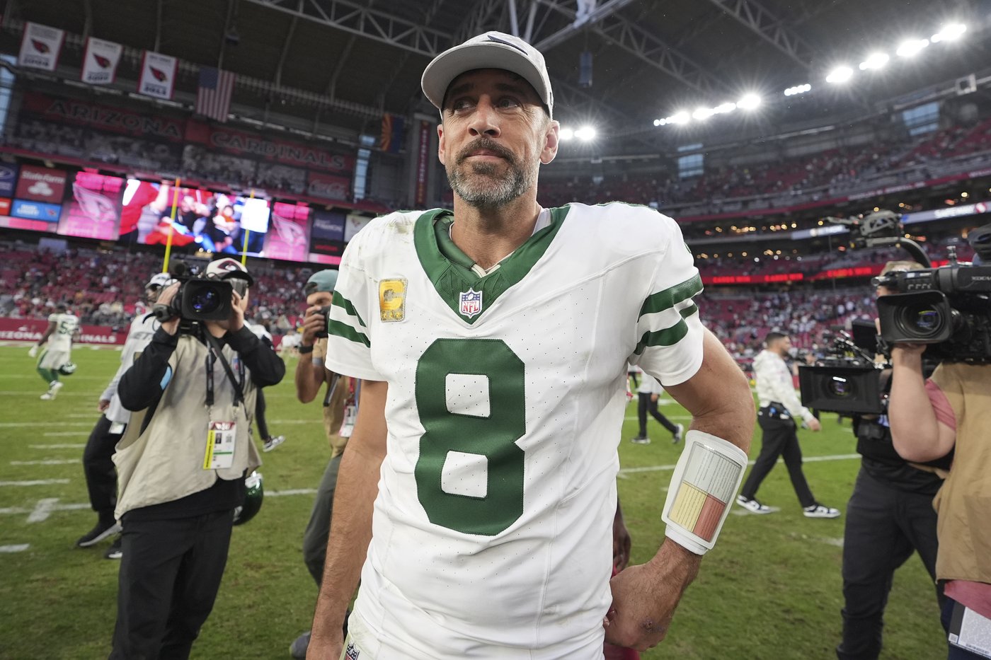 Jets' Rodgers says 'I think so, yeah,' about returning next season and endorses Ulbrich as coach | iNFOnews.ca