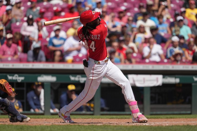 Elly De La Cruz homers, drives in 4 runs as the Reds beat the Brewers 12-8 | iNFOnews.ca