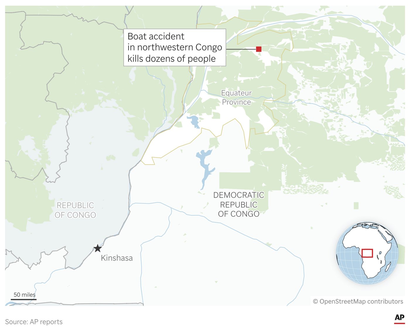 At least 193 passengers killed in two boat accidents in northwestern Congo | iNFOnews.ca At least 193 passengers killed in two boat accidents in northwestern Congo | iNFOnews.ca