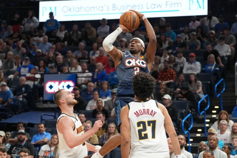 Gilgeous-Alexander scores 36 in return, tempers flare as Thunder top Nuggets 127-121 in OT | iNFOnews.ca
