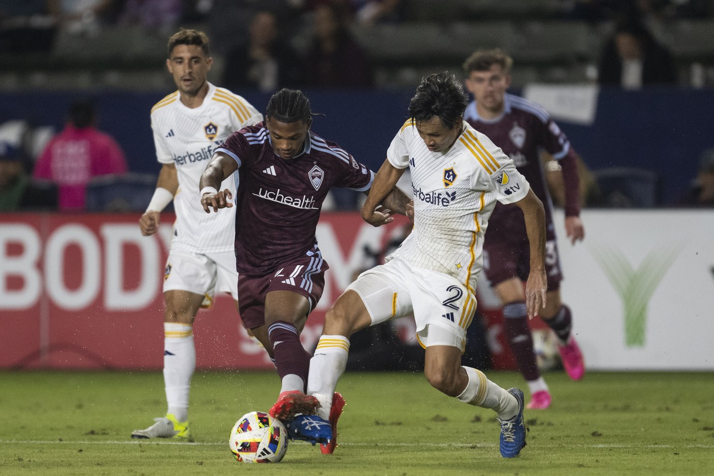 Dejan Joveljic, Riqui Puig both have 2 goals and assist as Galaxy rout Rapids 5-0 in playoff opener | iNFOnews.ca