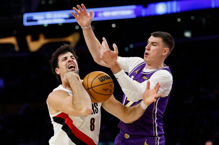 Ja Morant, Damian Lillard lead unbeaten Trail Blazers past Lakers 136-129 despite Luka Doncic's 41 | iNFOnews.ca