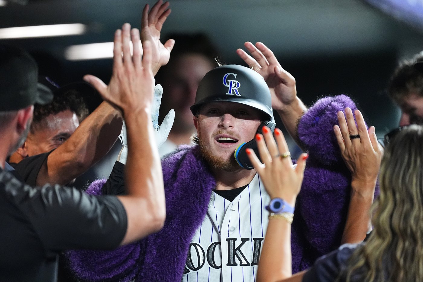 Hunter Goodman's go-ahead homer in 8th inning lifts Rockies to 8-7 victory over Nationals | iNFOnews.ca