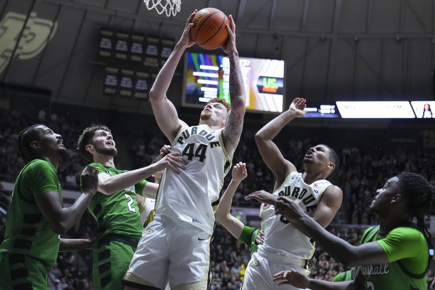 Kaufman-Renn leads No. 6 Purdue to rout of Marshall 80-45 | iNFOnews.ca