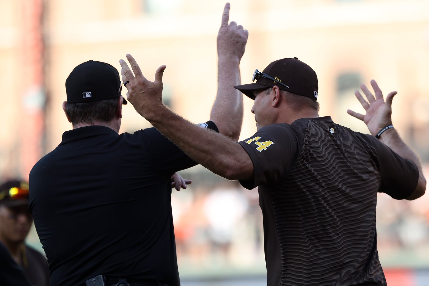 San Diego's Bogaerts hit on the helmet by a pitch, then Baltimore's Henderson gets hit | iNFOnews.ca