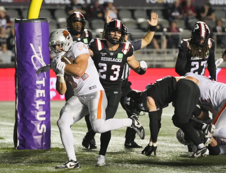Horvath scores four touchdowns, Lions beat winless Redblacks 45-24 | iNFOnews.ca