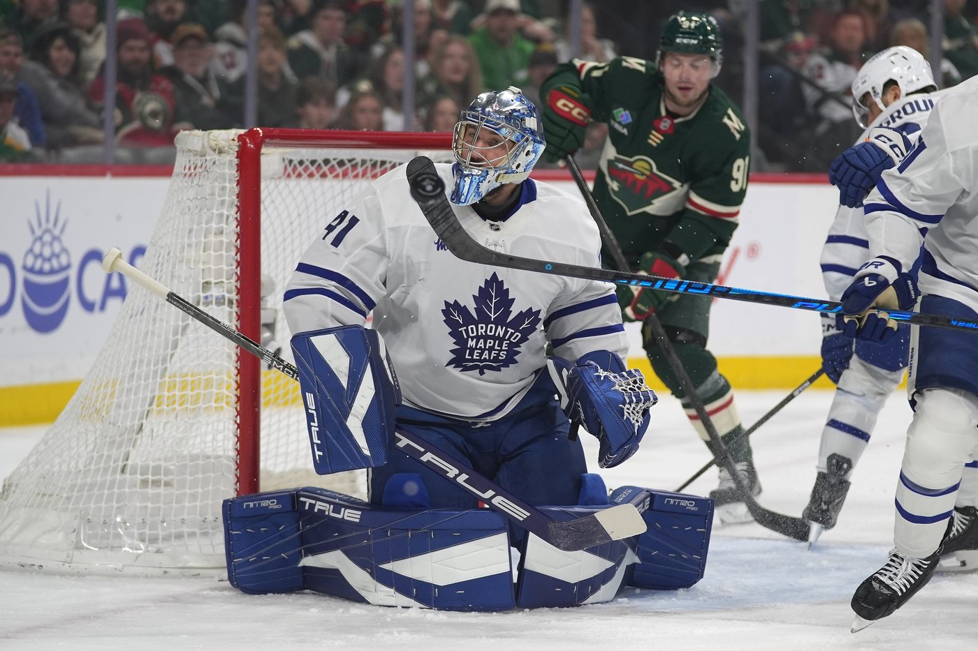 Groulx scores twice as Maple Leafs hold on to beat the Wild 4-2 | iNFOnews.ca