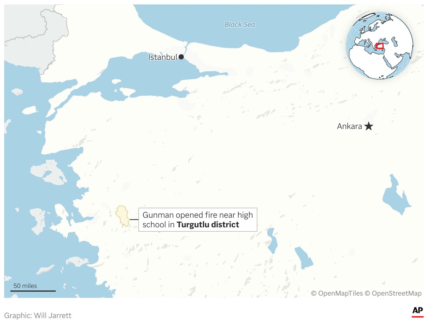 Gunman opens fire near Turkish high school, wounding at least 11 | iNFOnews.ca