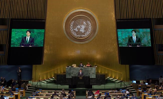 Trudeau devotes UN speech to Canada's shame over Indigenous Peoples | iNFOnews.ca