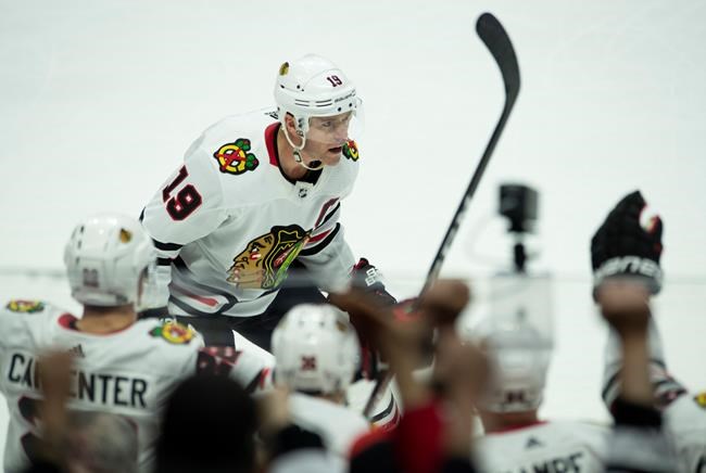 Toews lifts Blackhawks to 3-2 overtime win vs. Senators; Ottawa winless in eight | iNFOnews.ca