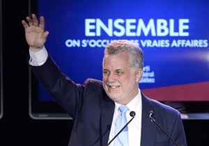 Couillard's Liberals win majority government, ending referendum talk for now | iNFOnews.ca CP27910195