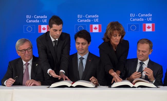 Trudeau says work is 'just beginning' on Canada-EU free trade deal | iNFOnews.ca