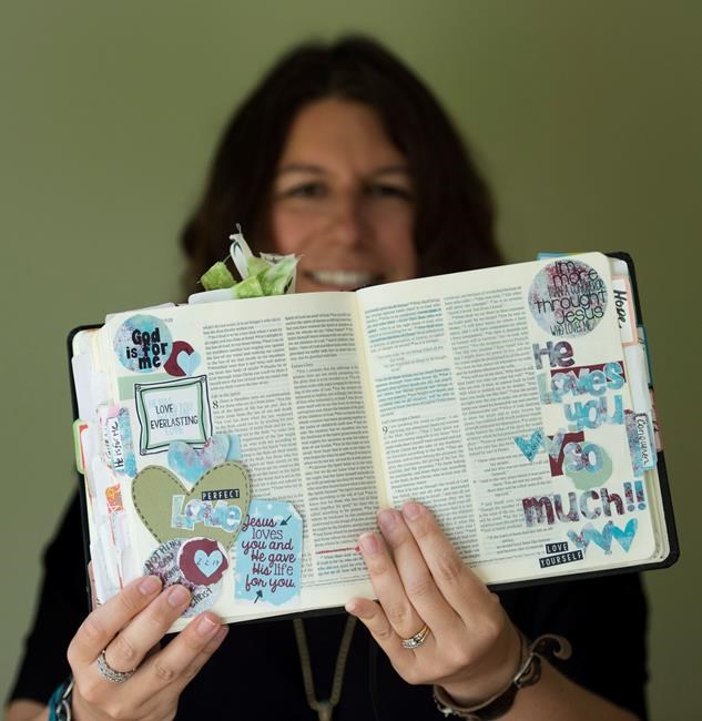 Crafty Christians apply paint, stickers, stencils and clip art to their Bible | iNFOnews.ca