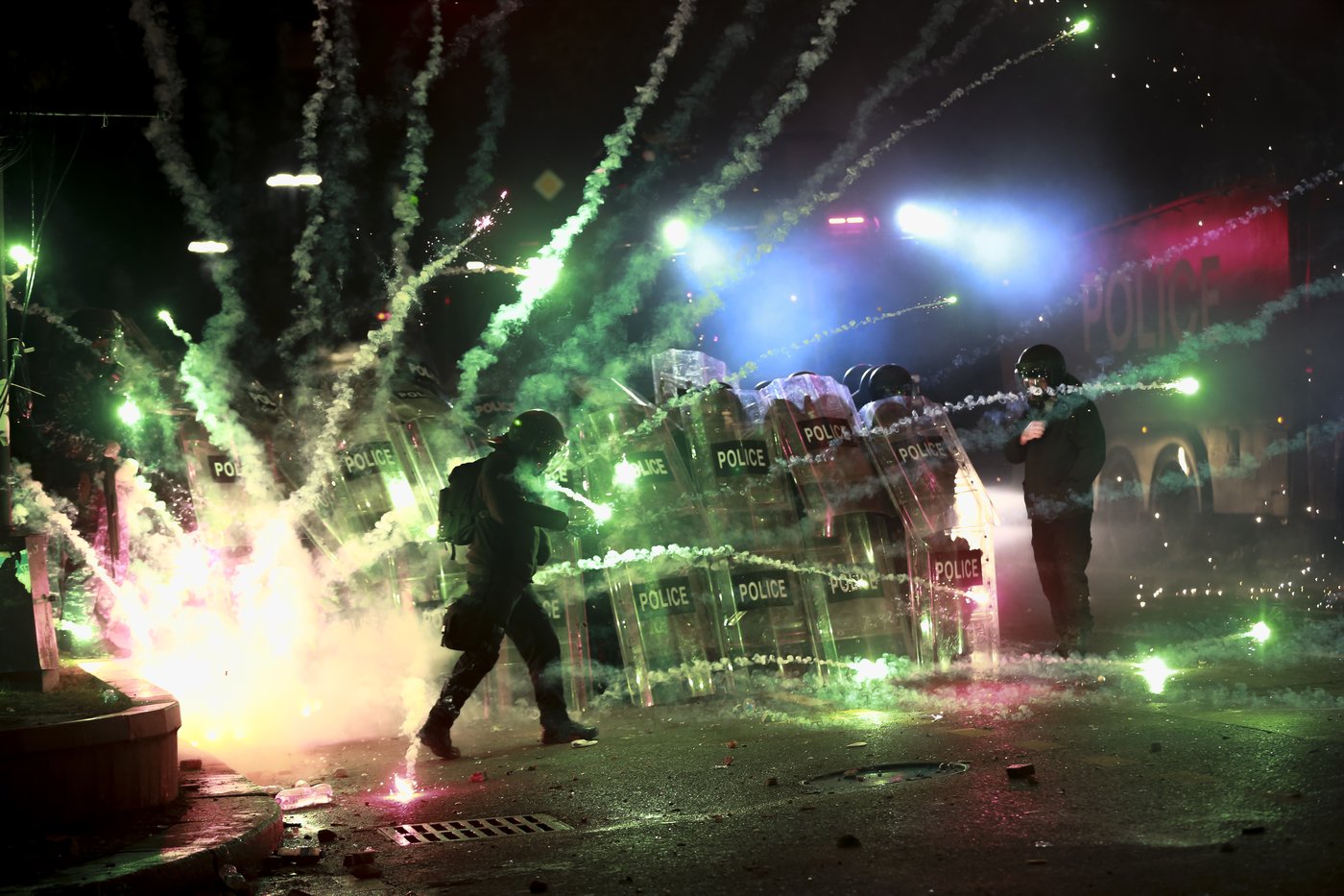 More than 100 arrested as Georgian police clash with protesters over suspension of EU talks | iNFOnews.ca More than 100 arrested as Georgian police clash with protesters over suspension of EU talks | iNFOnews.ca