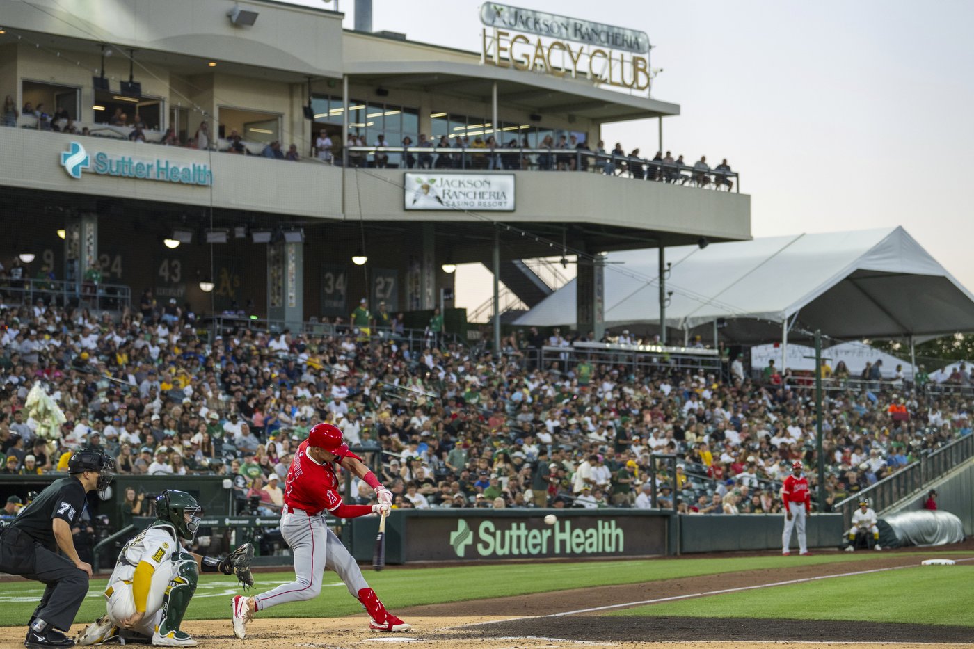 O'Hoppe hits 2 of Angels' 4 homers in 6th straight win, 10-5 over Athletics | iNFOnews.ca