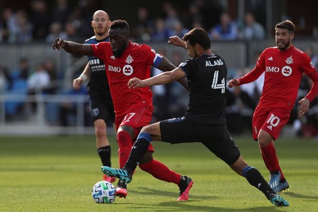 Alanis scores late goal as Earthquakes salvage draw with TFC in season opener | iNFOnews.ca