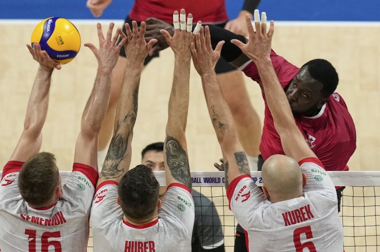 Canada men fall short in five-set loss to Brazil in Volleyball Nations League | iNFOnews.ca