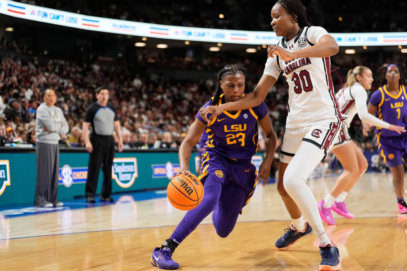 Raven Johnson's 22 points lift No. 3 South Carolina past No. 6 LSU 83-77 in SEC Tournament semis | iNFOnews.ca Raven Johnson's 22 points lift No. 3 South Carolina past No. 6 LSU 83-77 in SEC Tournament semis | iNFOnews.ca