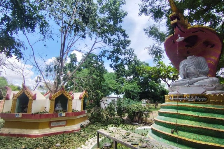 Myanmar military strike kills 14 people at a Buddhist monastery, opposition group says | iNFOnews.ca