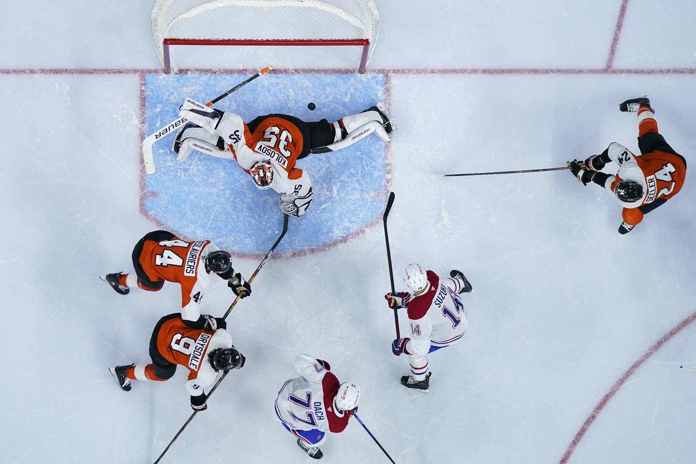 Aleksei Kolosov makes his Flyers debut, becoming first Belarusian goalie in NHL history | iNFOnews.ca Aleksei Kolosov makes his Flyers debut, becoming first Belarusian goalie in NHL history | iNFOnews.ca