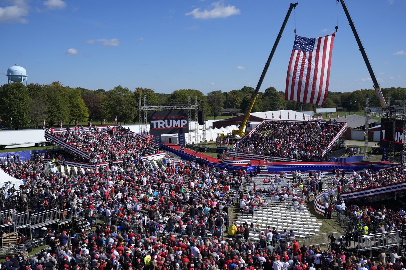 Trump urges his supporters to deliver victory in his return to scene of first assassination attempt | iNFOnews.ca