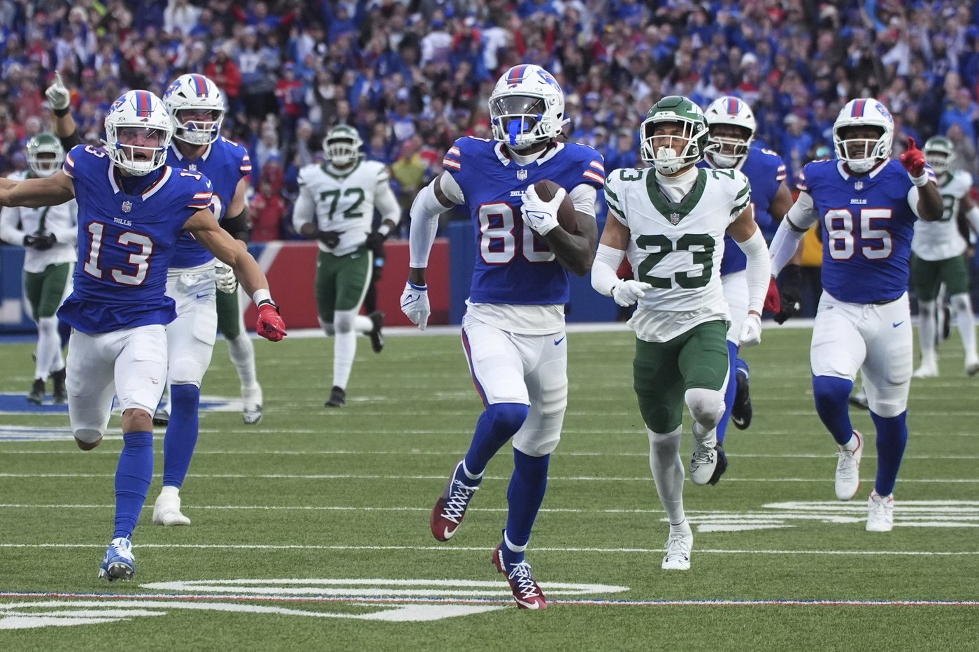 Bills offense sets the table with an 'everybody eats' approach that has 13 players with a TD catch | iNFOnews.ca Bills offense sets the table with an 'everybody eats' approach that has 13 players with a TD catch | iNFOnews.ca