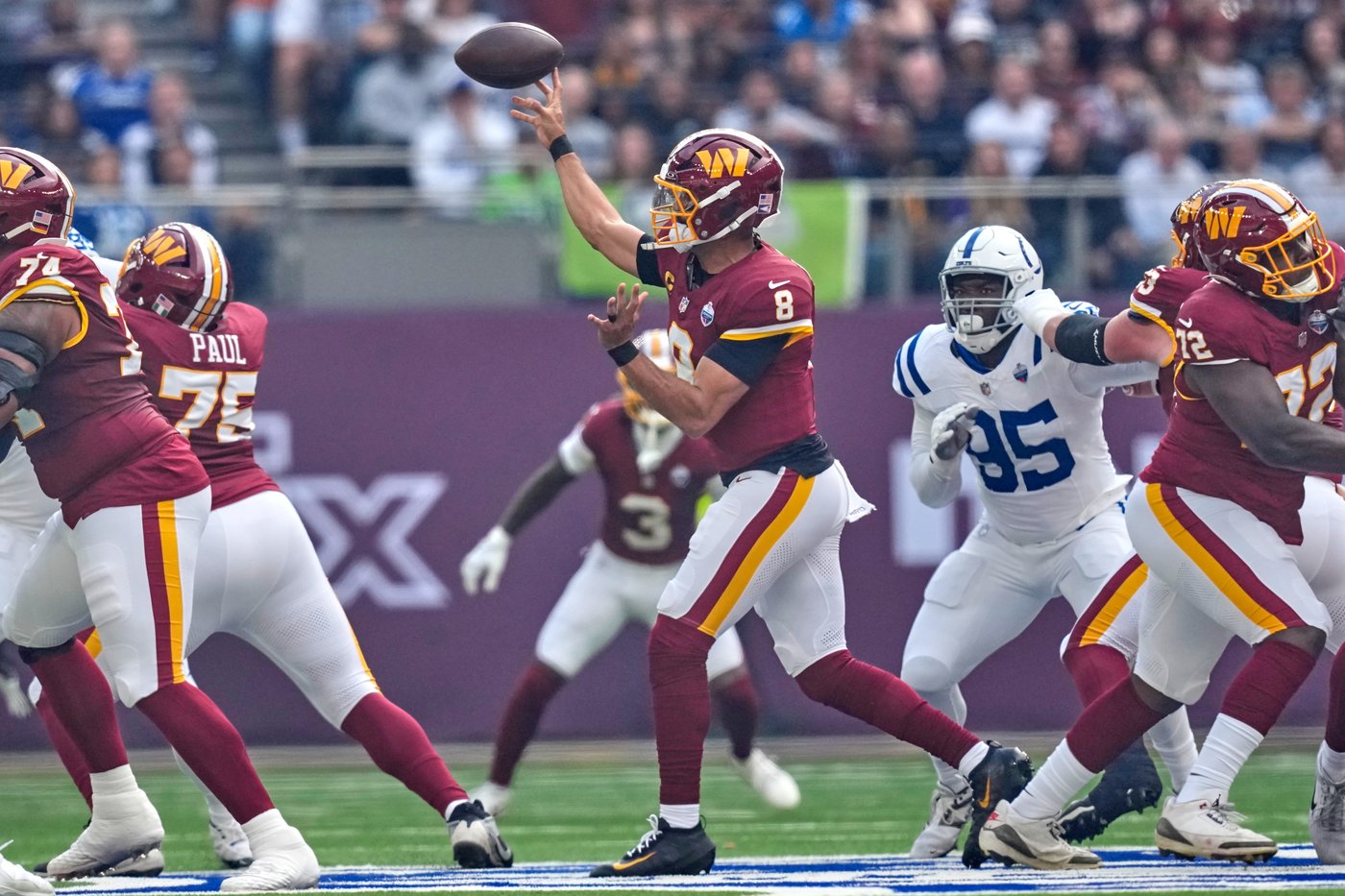 Commanders hope Daniels can return this week against the Giants after Mariota sprained his MCL | iNFOnews.ca