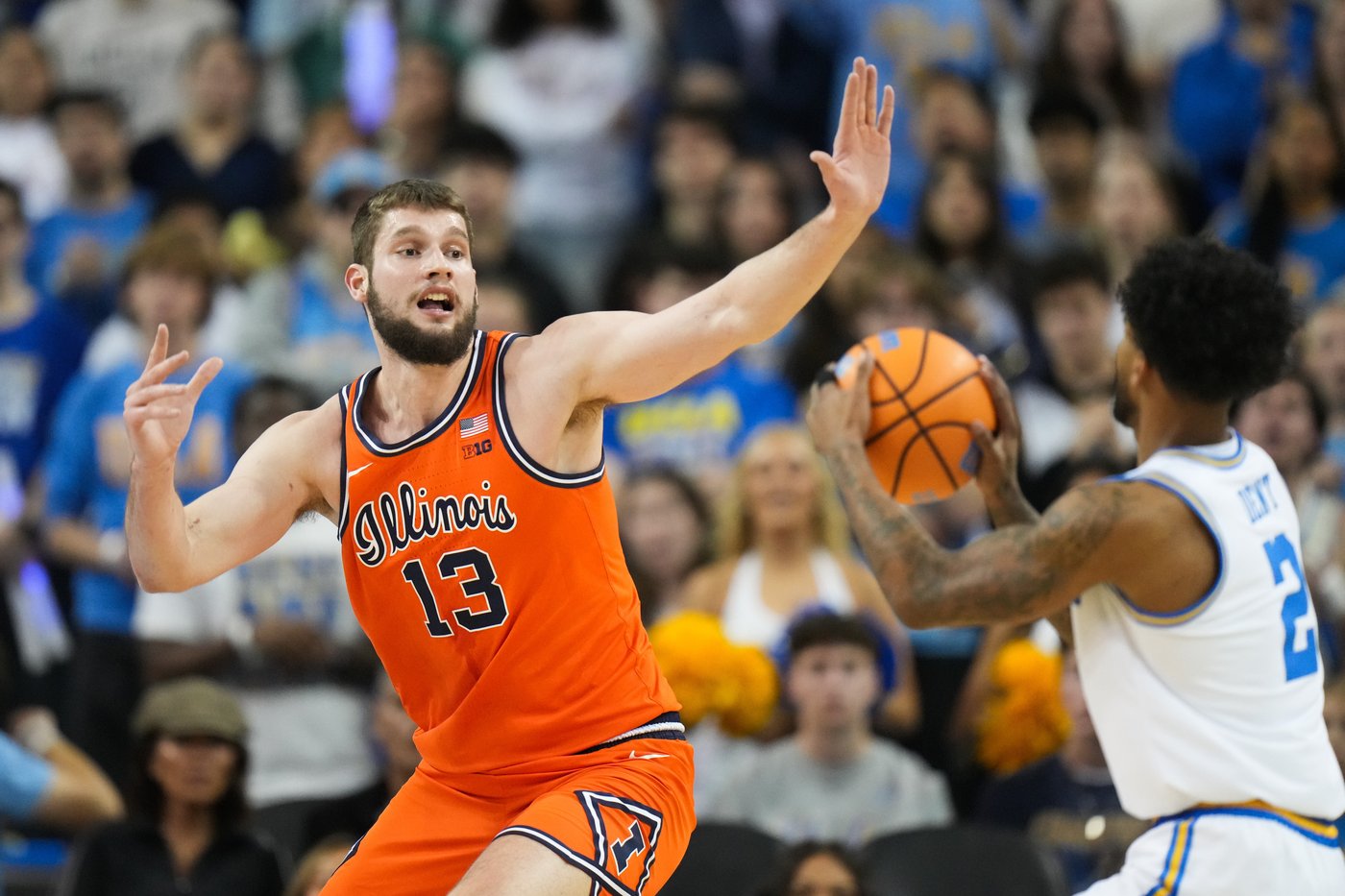 Dent’s late layup in OT lifts UCLA past No. 10 Illinois 95-94 after 23-point comeback | iNFOnews.ca Dent’s late layup in OT lifts UCLA past No. 10 Illinois 95-94 after 23-point comeback | iNFOnews.ca